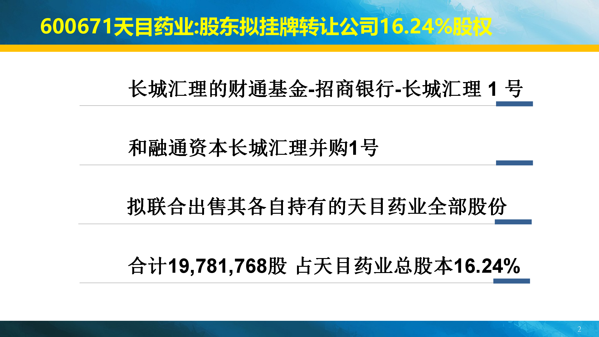 2016年12月6日公告（PPT版本）