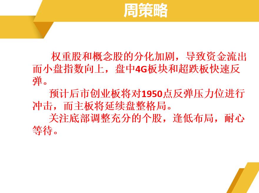 周策略：布局底部横盘个股