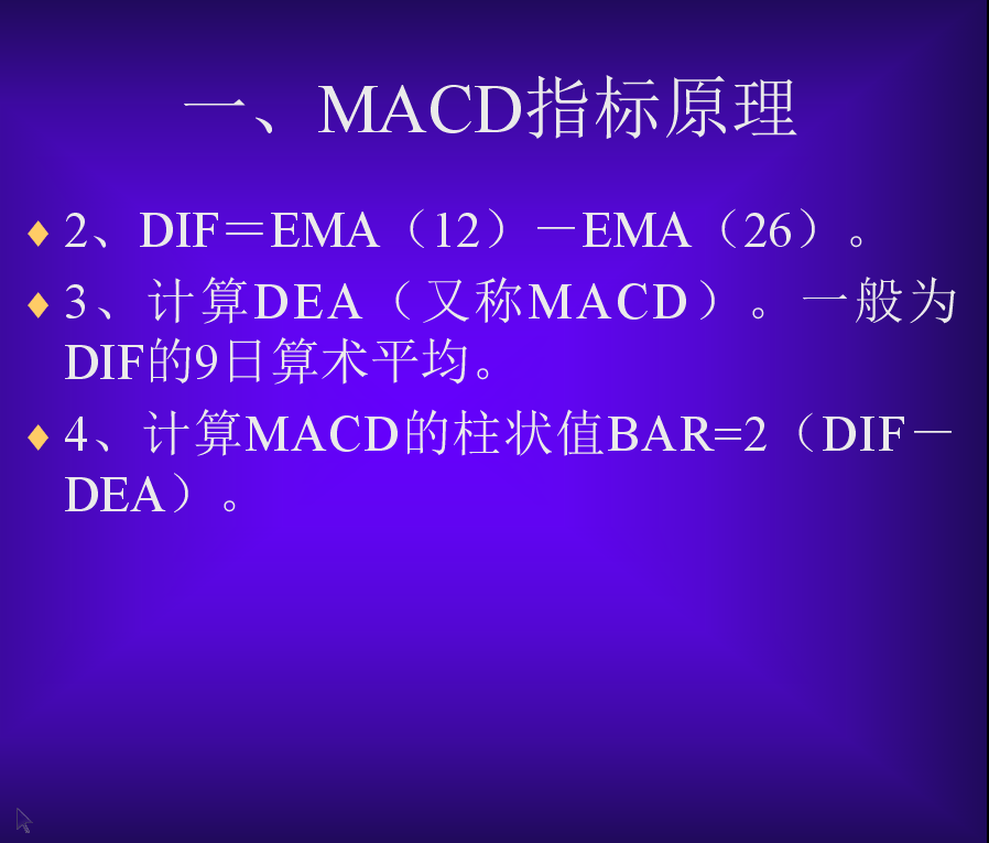 MACD实战一——祝利荣