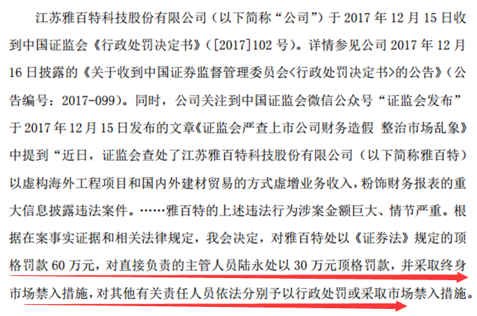 速看！小心下一家雅百特，这些公司已经被调查