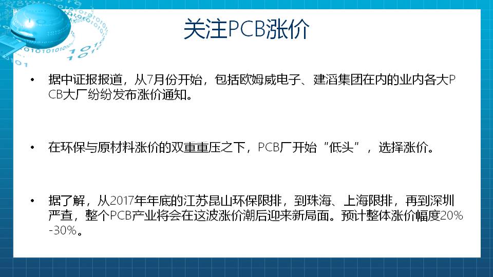 【福利】PCB涨价概念分享