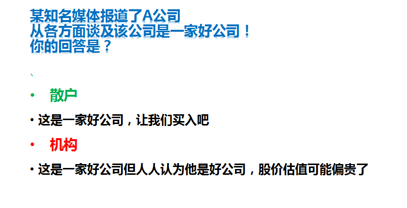 三张图 测验你的操作逻辑在股市中能不能盈利？