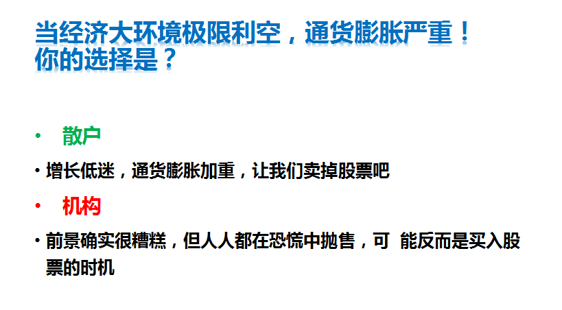 三张图 测验你的操作逻辑在股市中能不能盈利？