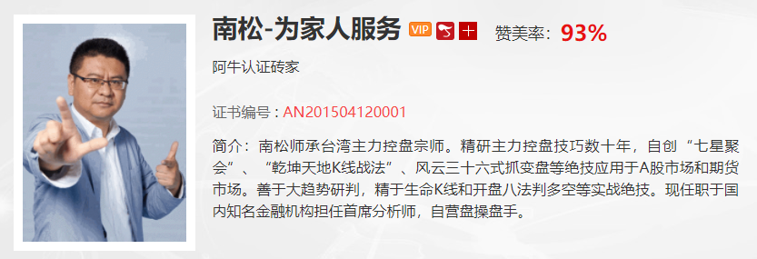 【观点】南松：券商何时可抄底，就看这个关键位！！