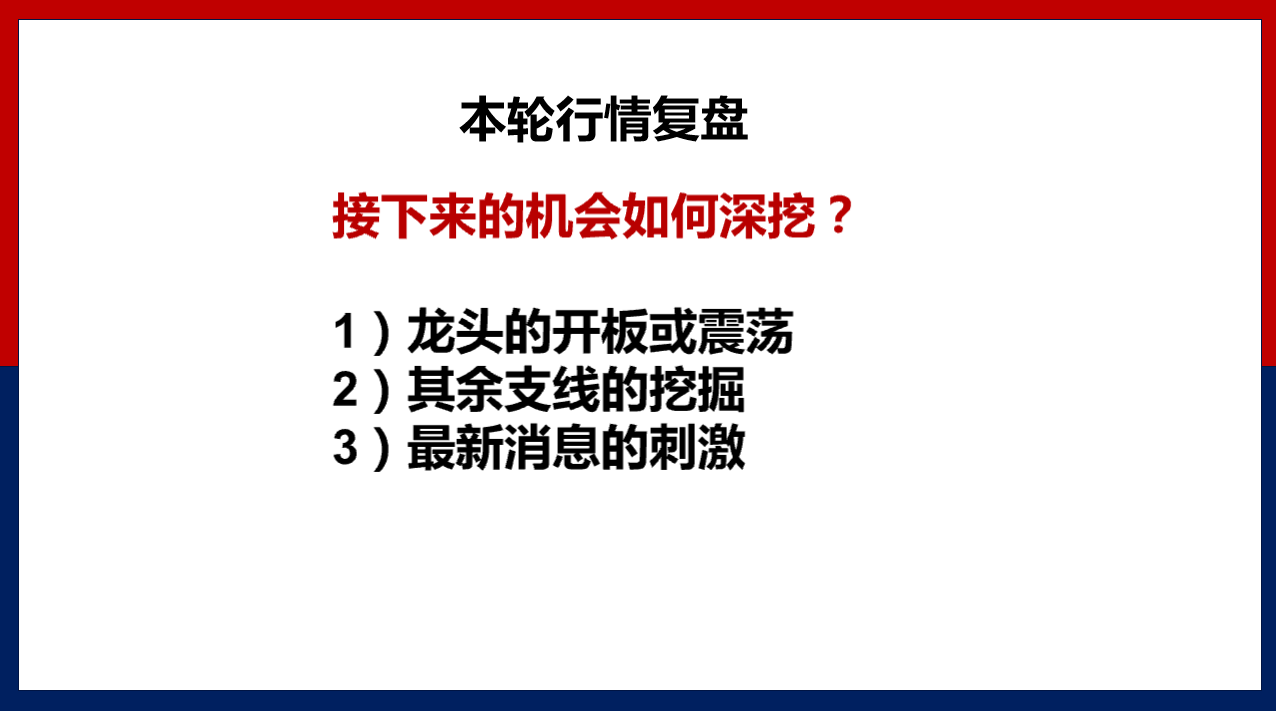 今晚实战课一定要来！啥都不说，就聊创投！年内最大题材已经诞生！