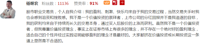 【观点】杨继农：震荡后等待向上突破，关注芯片、5G、基建机会！