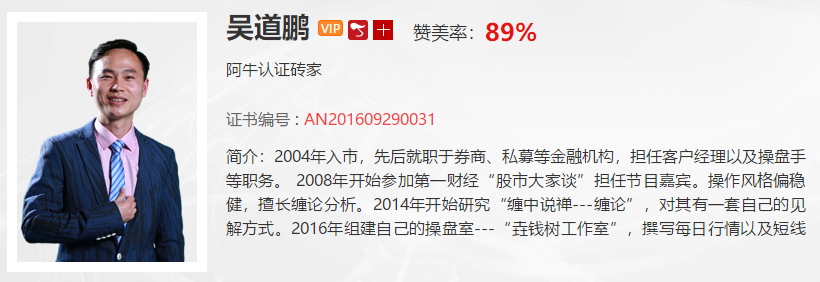 【观点】吴道鹏：大盘单针探底，个股买入信号这样捕捉！！