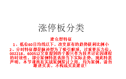 【最后特价988-今晚19:30首播-金凤还巢指标可下载】实战课预告首播重点：建仓型和锁仓型涨停板