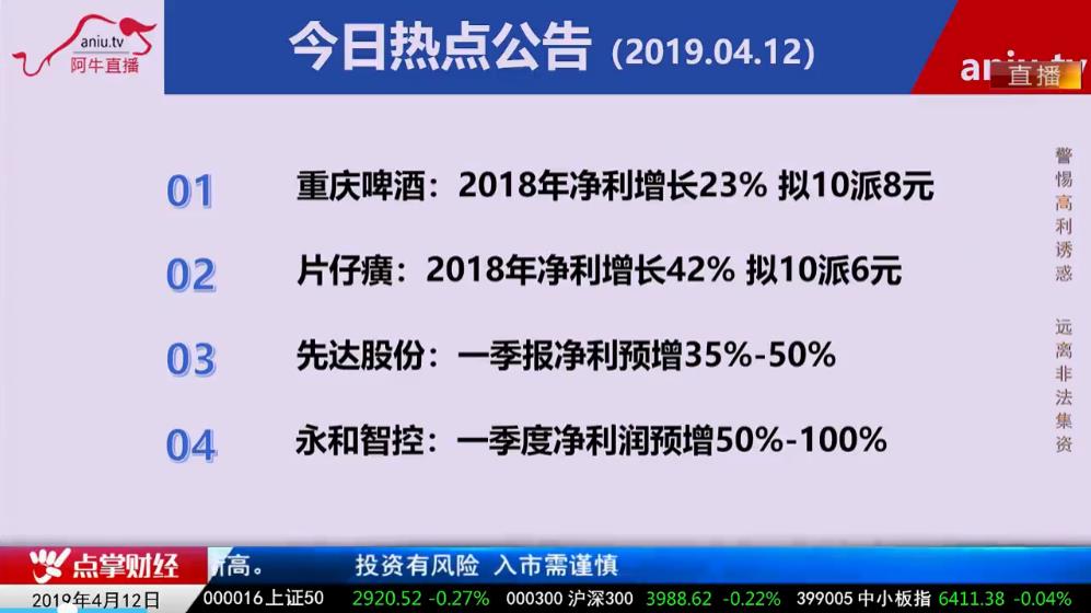 【公告】朱琦：公司的业绩增长早已被股价“预知”，股东减持随时发生