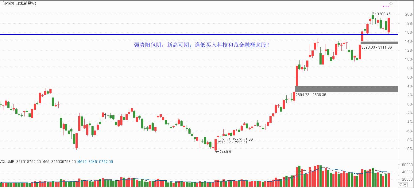 新高可期，买入科技和泛金融概念股！