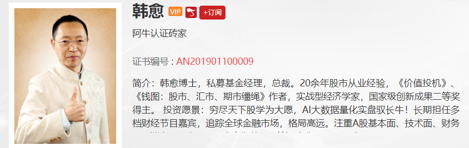 【观点】韩愈：下去100点，上来300点，这个你看懂了吗?