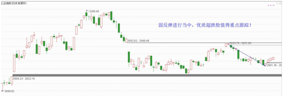 下周继续弱反弹，根据信号买入优质超跌股