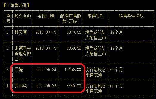 巨额限售半年后解禁，无量底能否禁得住迎考验存疑