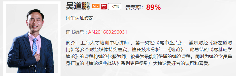 【观点】吴道鹏：大跌大买、小跌小买，哪怕走一笔下跌，创业板依然是买进机会