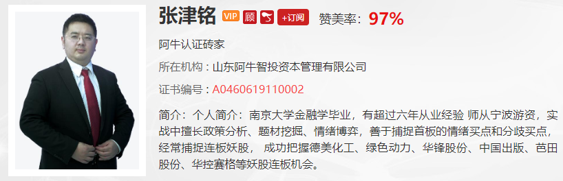 【观点】张津铭：市场不缺钱，信心也在恢复的路上，这将会是率先启动的方向！