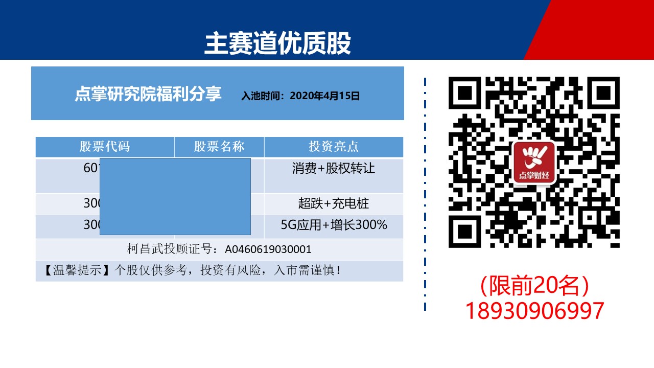 格局稍微大点，把握主赛道优质股