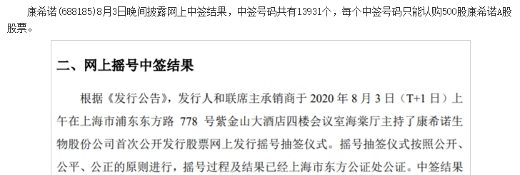 康希诺一签预计豪赚40万，容大感光涨停，明天芯片方向值得期待