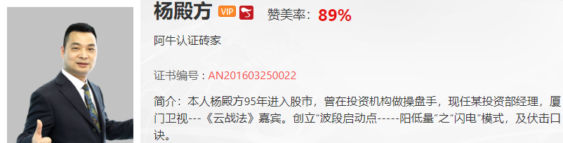 【观点】杨殿方：不要跟趋势作对，不要领先市场