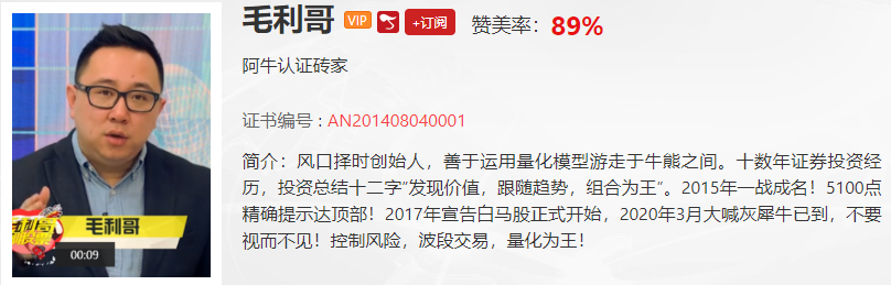 【观点】毛利哥：行情偏防守，机会还是有