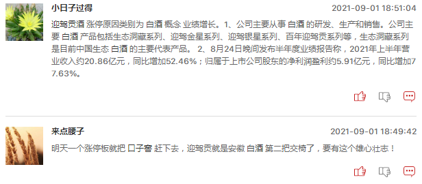 白酒股明日还能继续大涨吗？